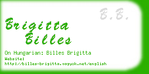 brigitta billes business card